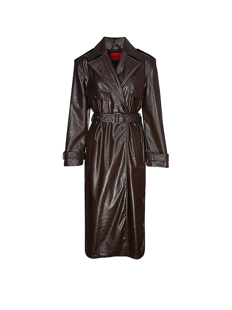 Hugo Cappotto effetto pelle MALITTE-1 marrone 36