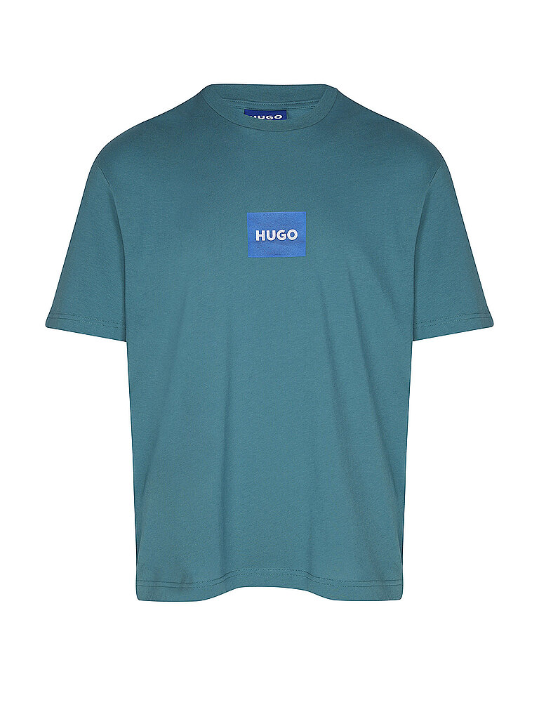 Hugo T-Shirt NAYONIX petrolio XS