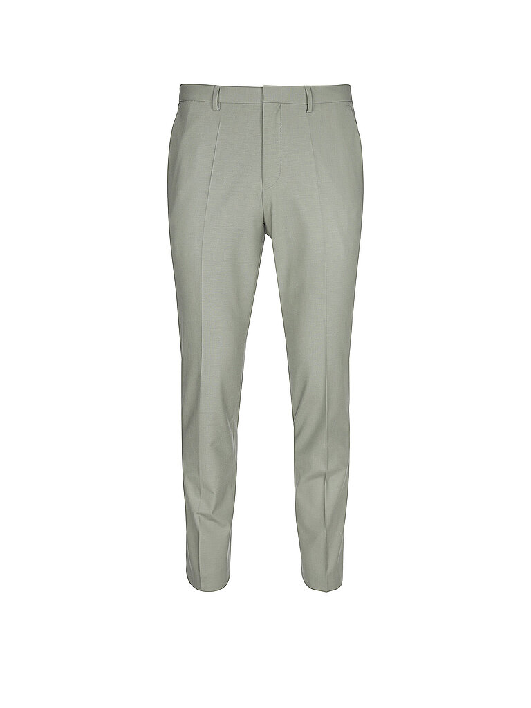 Hugo Pantaloni da abito slim fit HESTEN verde chiaro 106