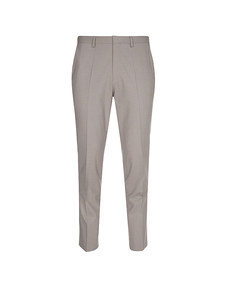Hugo Pantaloni da abito slim fit HESTEN marrone chiaro 46