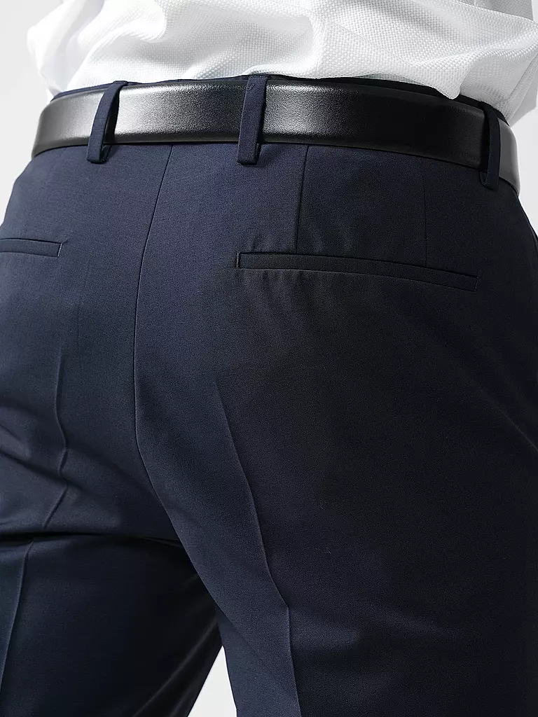 HUGO | Anzughose Slim Fit | Blu scuro