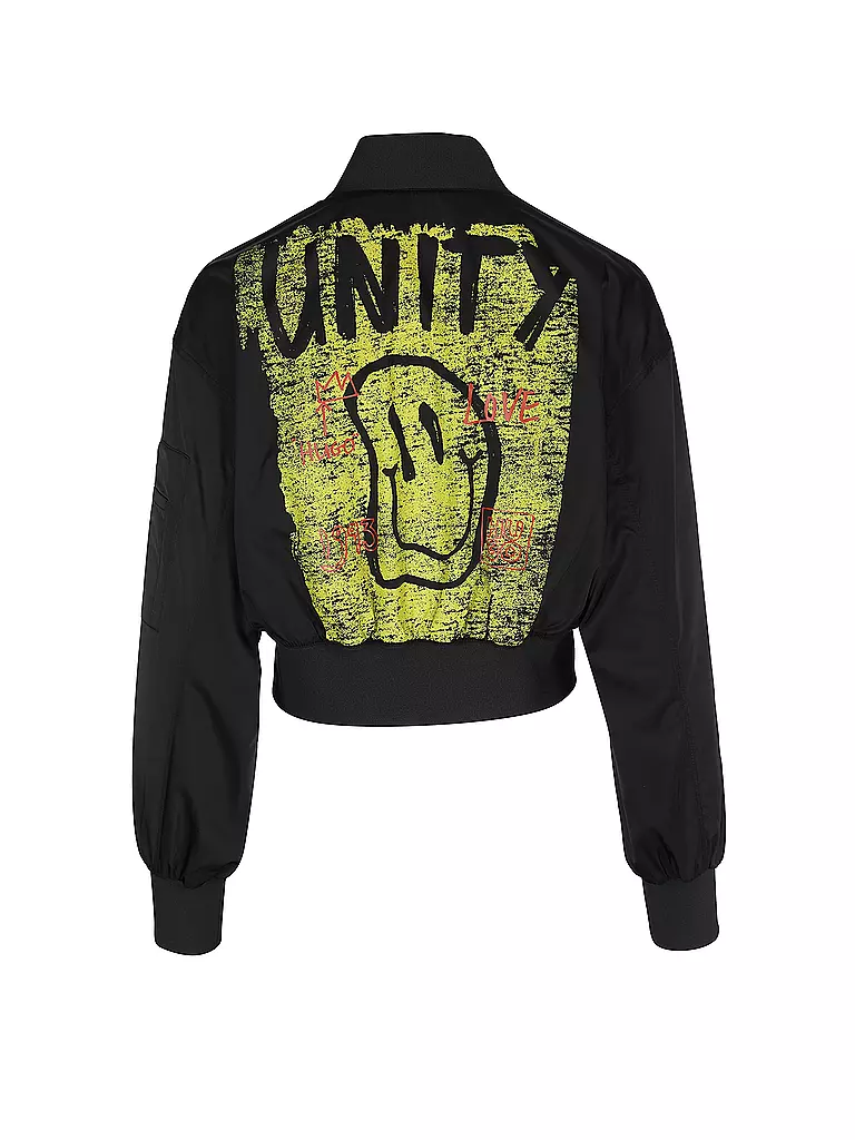 HUGO | Blouson Cropped Fit ASULANA | Nero