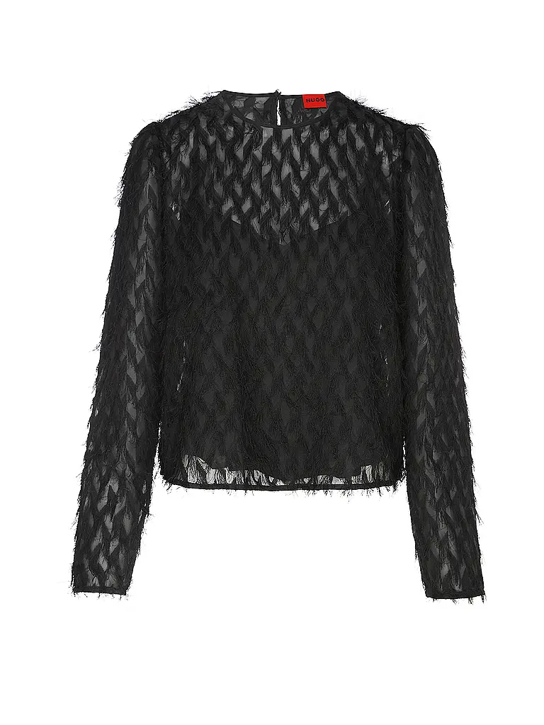 HUGO | Blusa-camicia CUSANI-1 | Nero