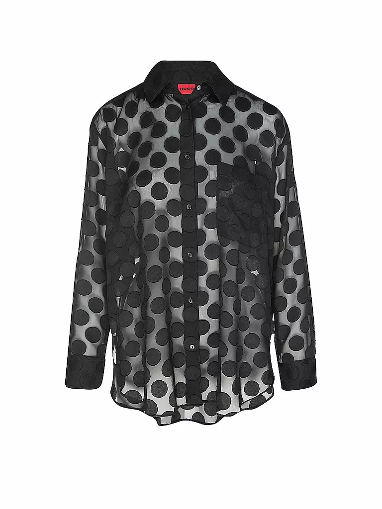 HUGO | Bluse ELODINA | Nero