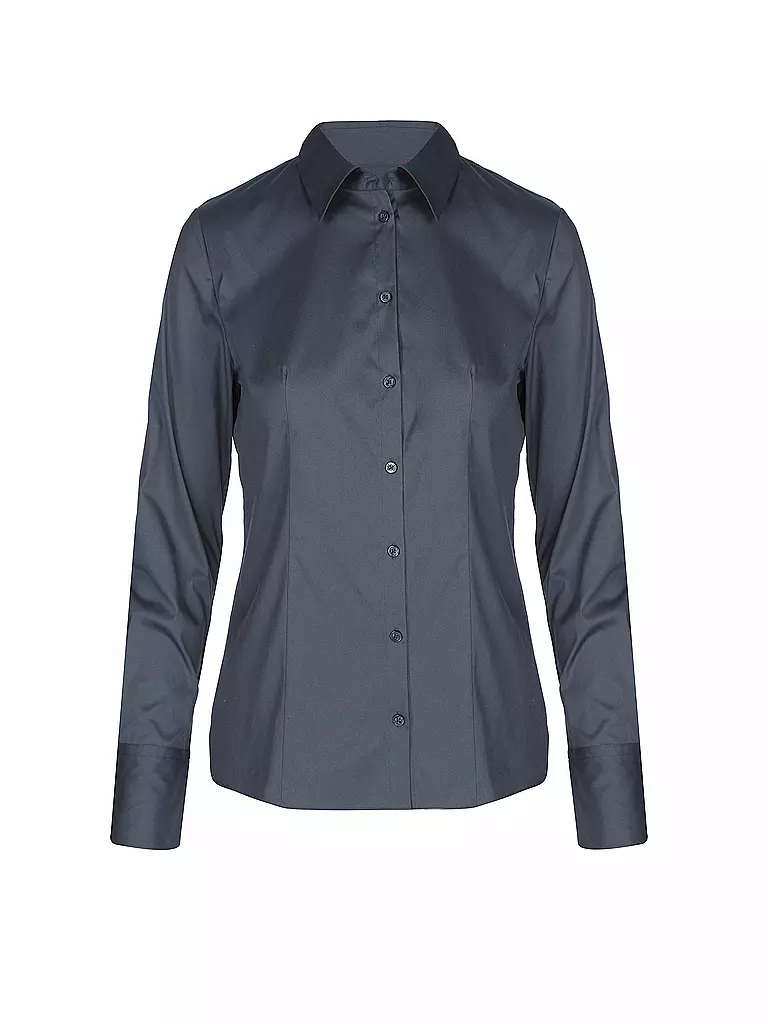 HUGO | Bluse Slim Fit | Blu scuro