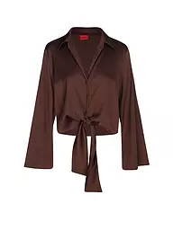 HUGO | Blusenshirt ERRIKA | Marrone