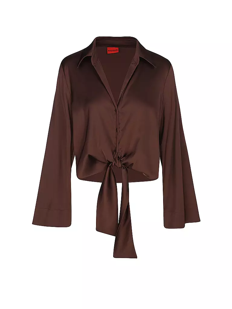 HUGO | Blusenshirt ERRIKA | Marrone