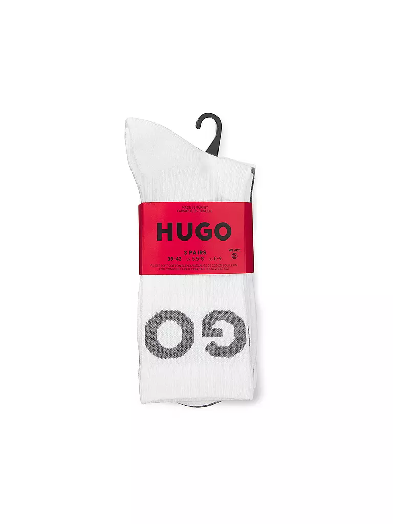 HUGO | Calzini, confezione da 3, open miscellaneous | Grigio