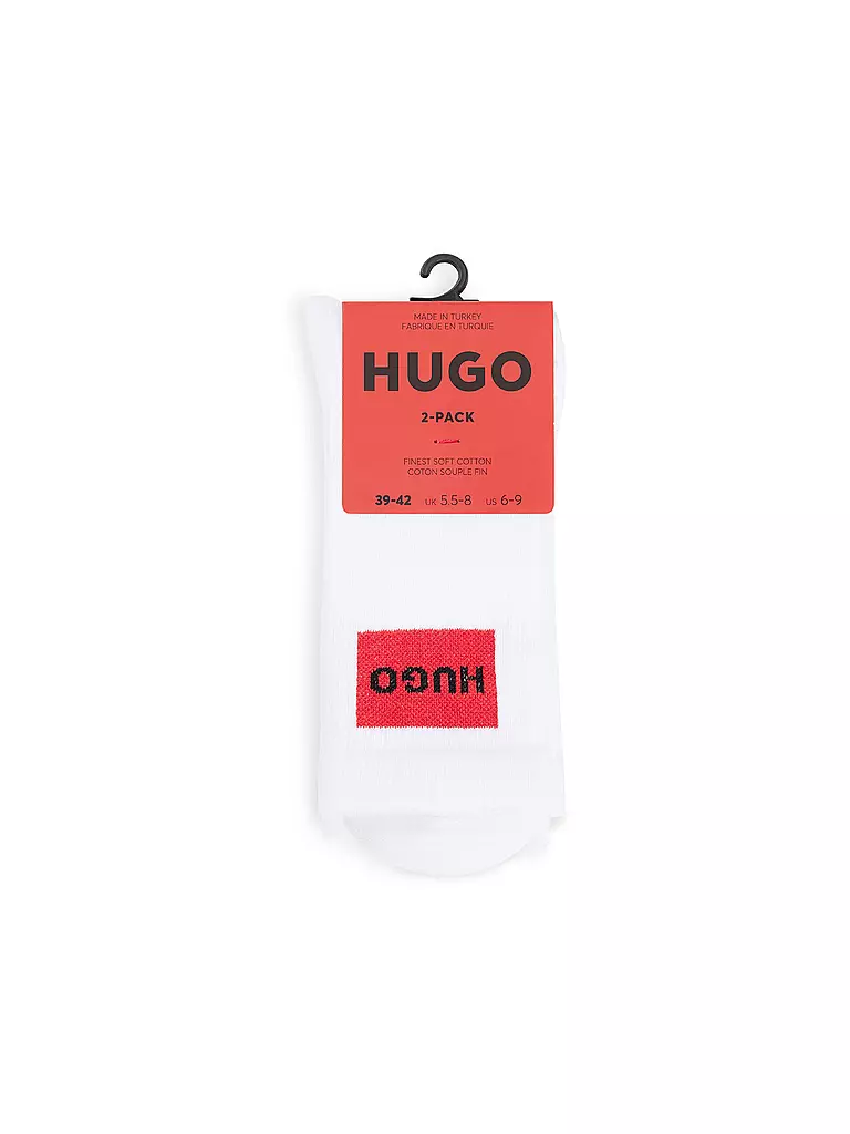 HUGO | Calzini confezione da 2 bianco | 