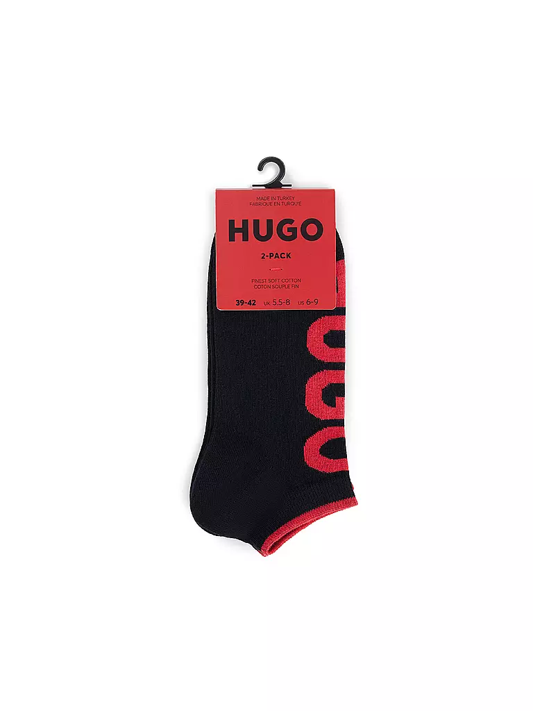 HUGO | Calzini confezione da 2 nero |