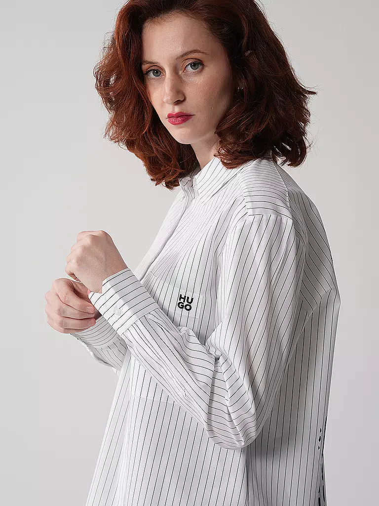 HUGO | Camicia a maniche lunghe vestibilità oversize | 
