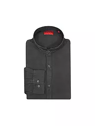 HUGO | Leinenhemd Slim Fit ELVORY  | Nero