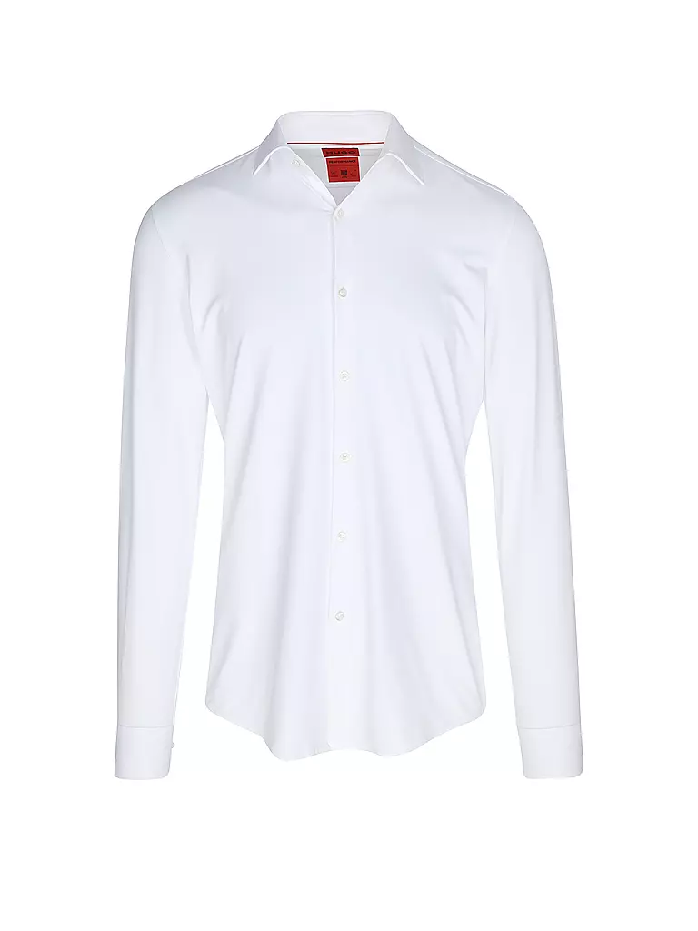 HUGO | Camicia in jersey slim fit KENNO | Bianco