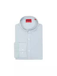 HUGO | Leinenhemd Slim Fit ELVORY  | Blu