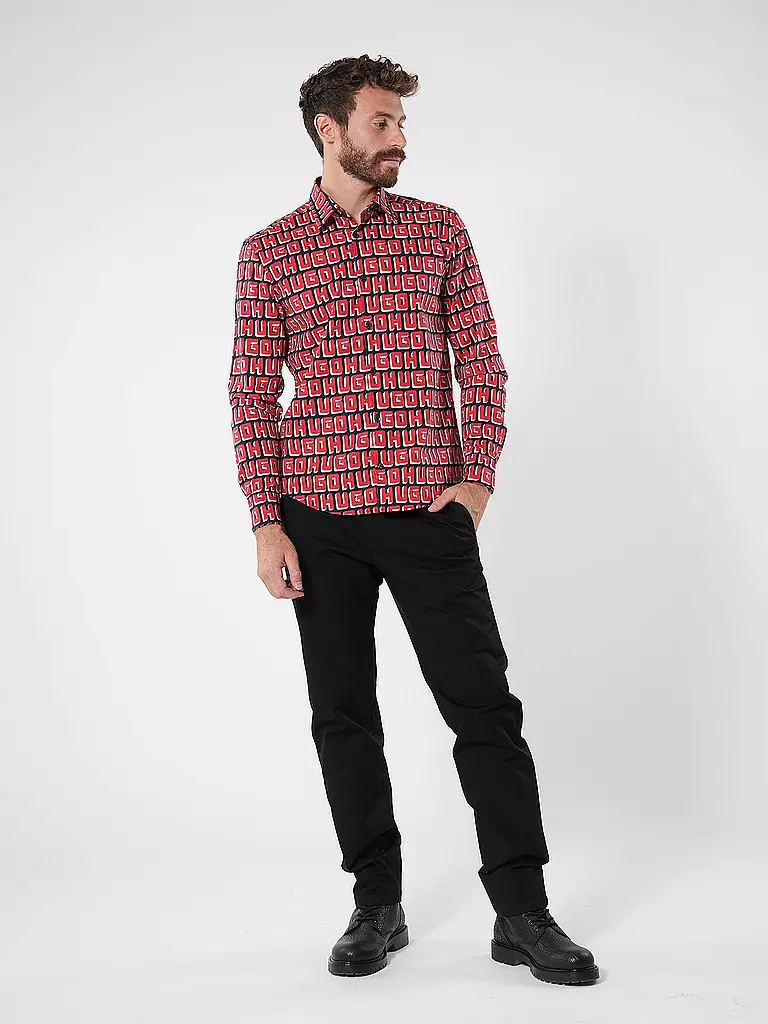HUGO | Camicia Slim Fit ERMO | Rosso