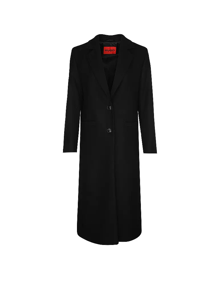 HUGO | Cappotto di lana MOJENI | Nero
