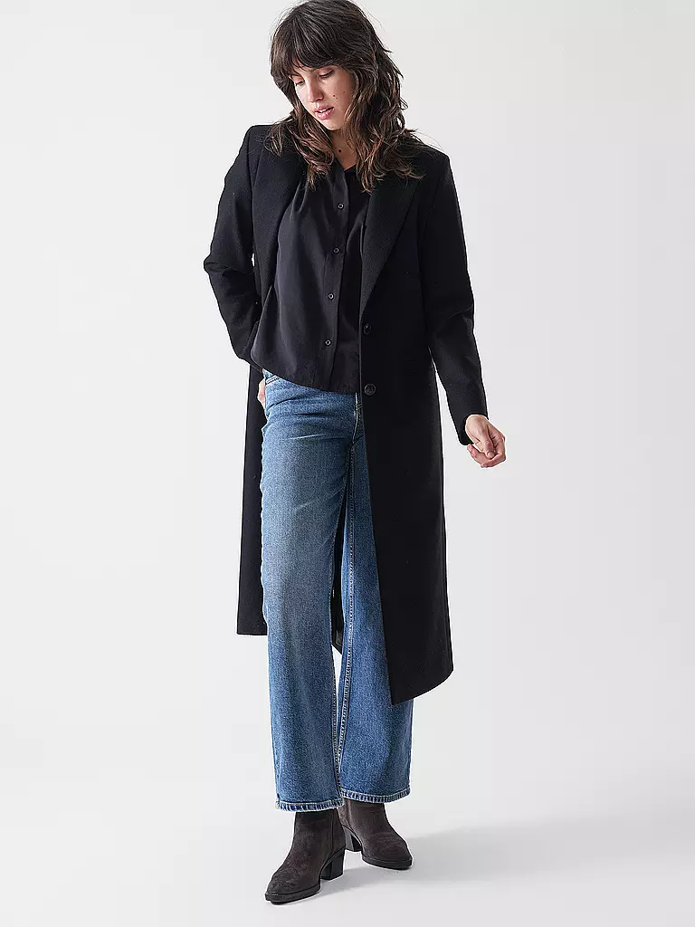 HUGO | Cappotto di lana MOJENI | Nero