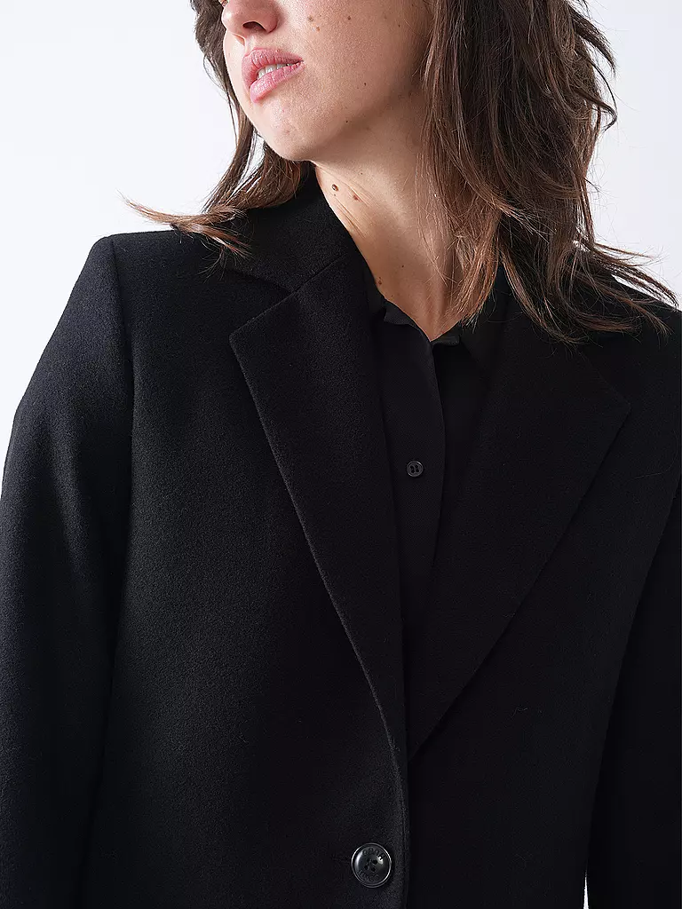 HUGO | Cappotto di lana MOJENI | Nero