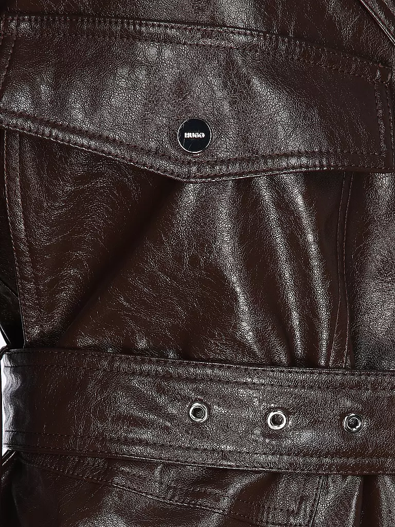 HUGO | Cappotto effetto pelle MALITTE-1 | 