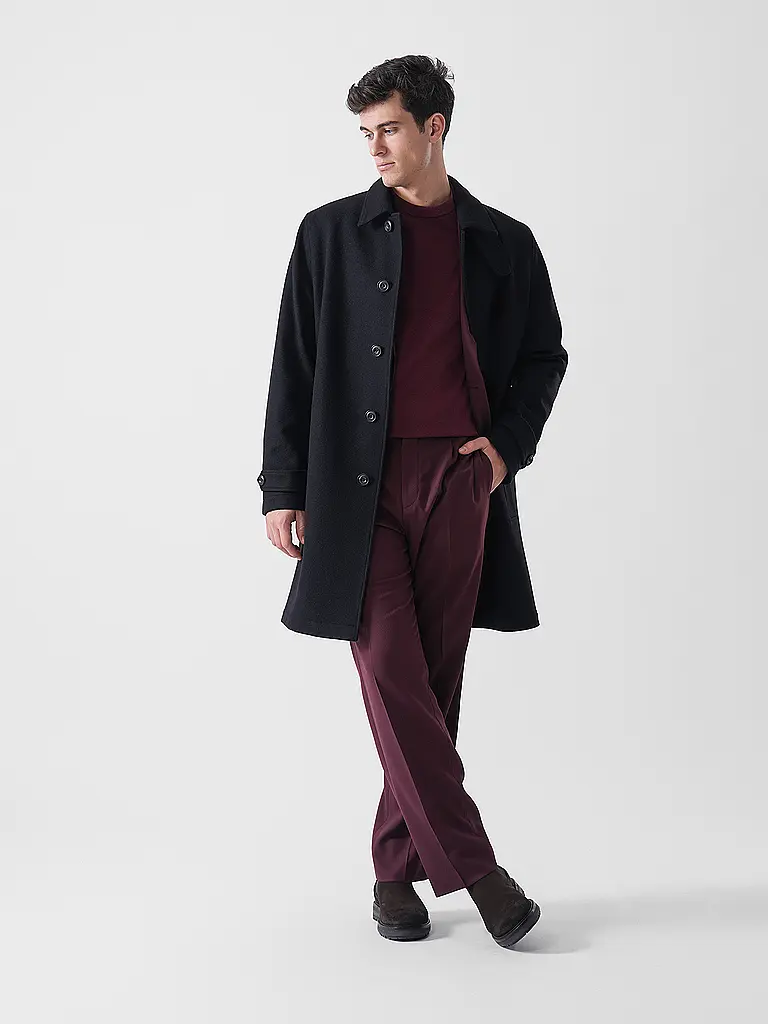 HUGO | Cappotto in lana MAVER | Nero