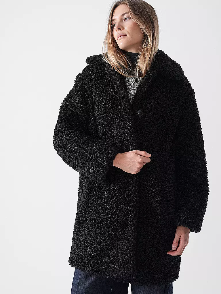 HUGO | Cappotto in pelliccia sintetica MIMINA-1 | 