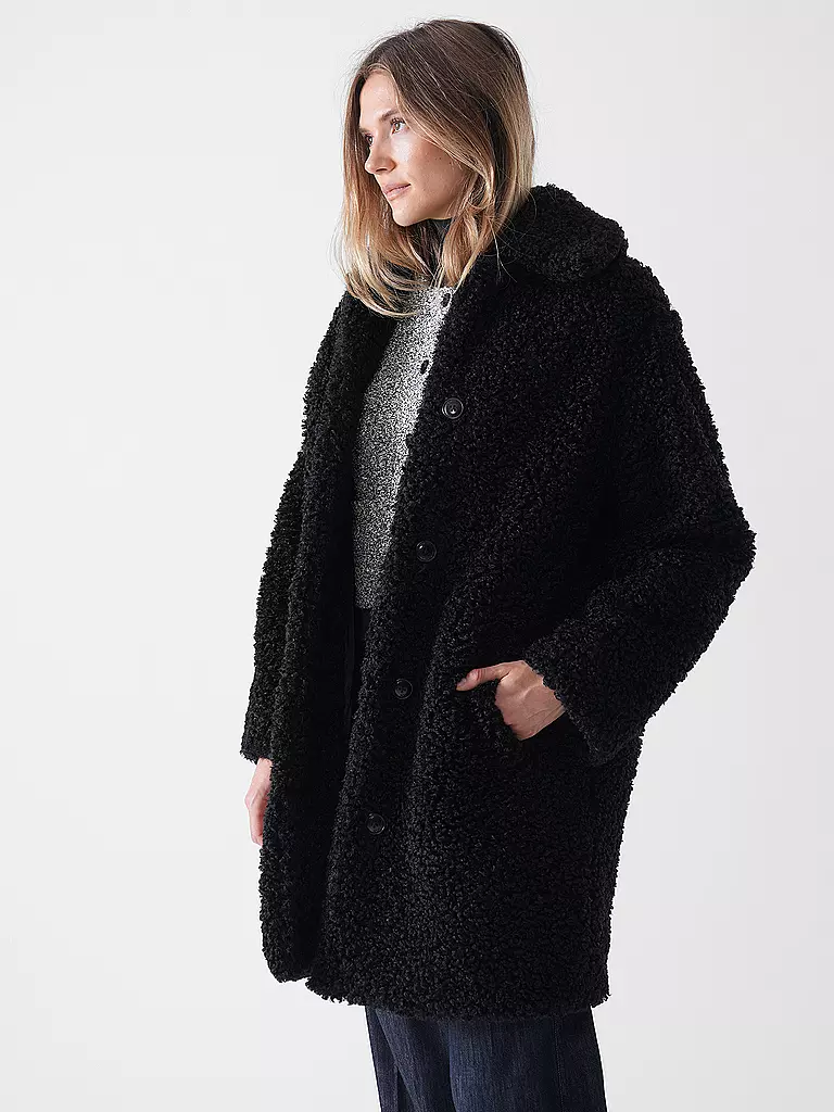 HUGO | Cappotto in pelliccia sintetica MIMINA-1 | 