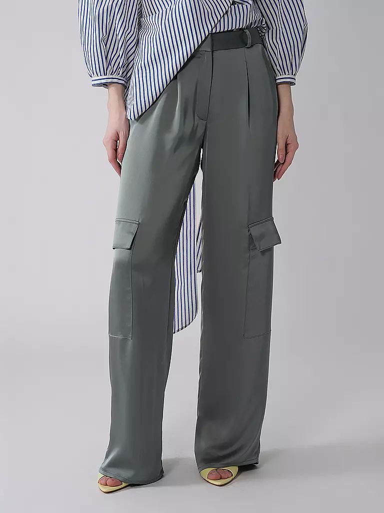 HUGO | Cargohose HANIRA | Verde chiaro