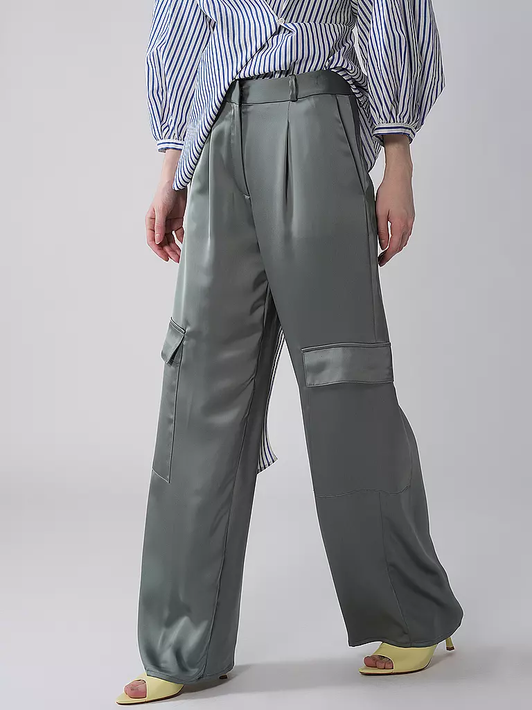 HUGO | Cargohose HANIRA | Verde chiaro