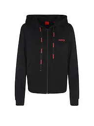 HUGO | Felpa loungewear con zip | Nero