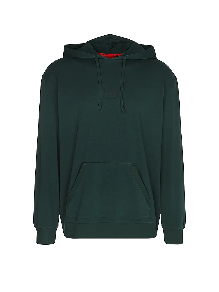 HUGO | Felpa loungewear LAZE | Verde scuro