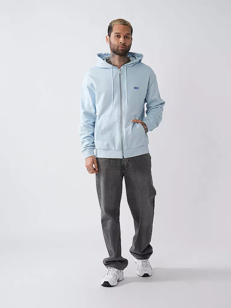 HUGO | Felpa NADARASI | Blu chiaro