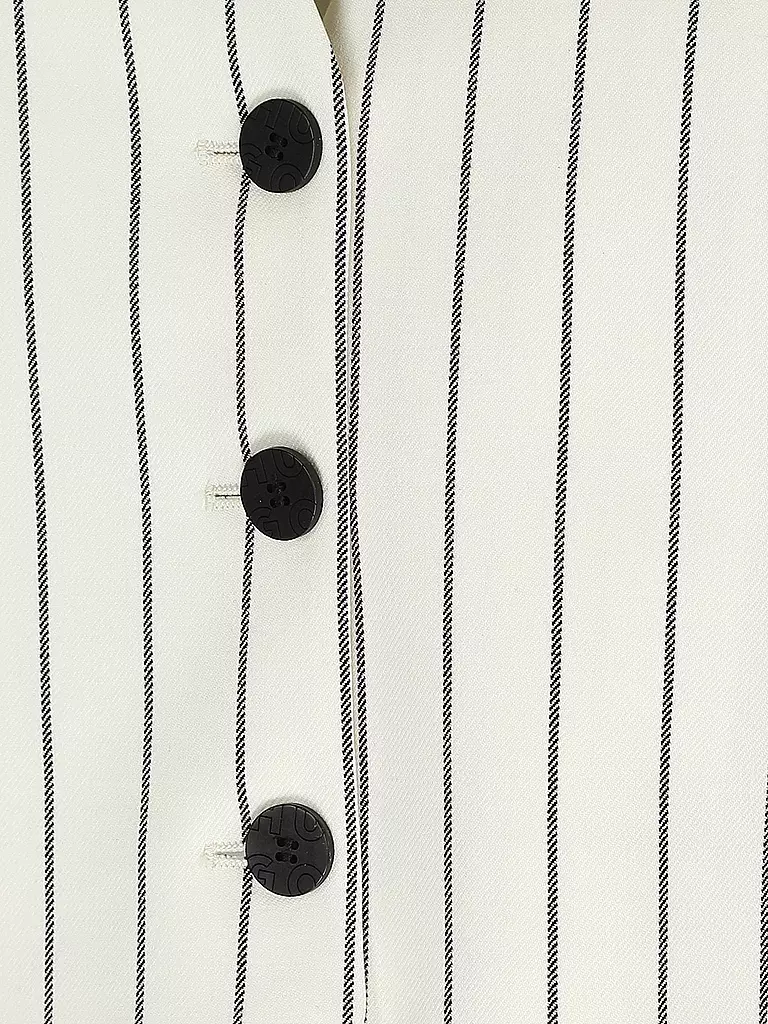 HUGO | Gilet AURIS STRIPE | Crema