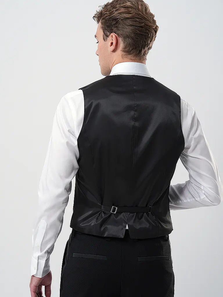 HUGO | Gilet da abito VIN253X-MH | Nero