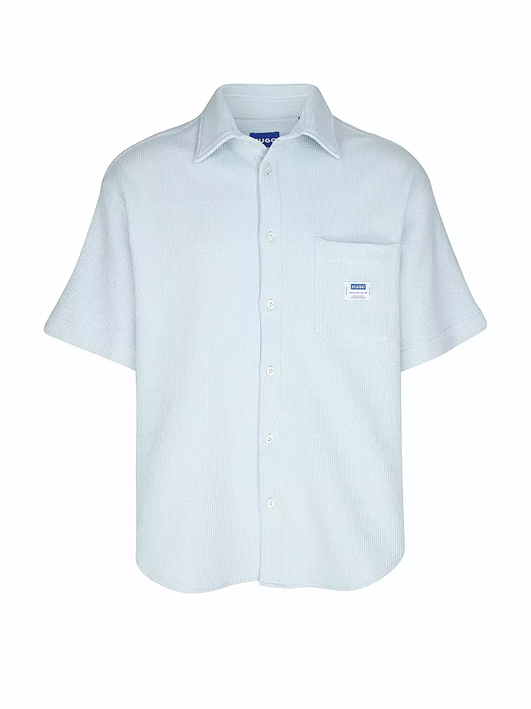 HUGO | Hemd Relaxed Fit EBRONN | Blu chiaro