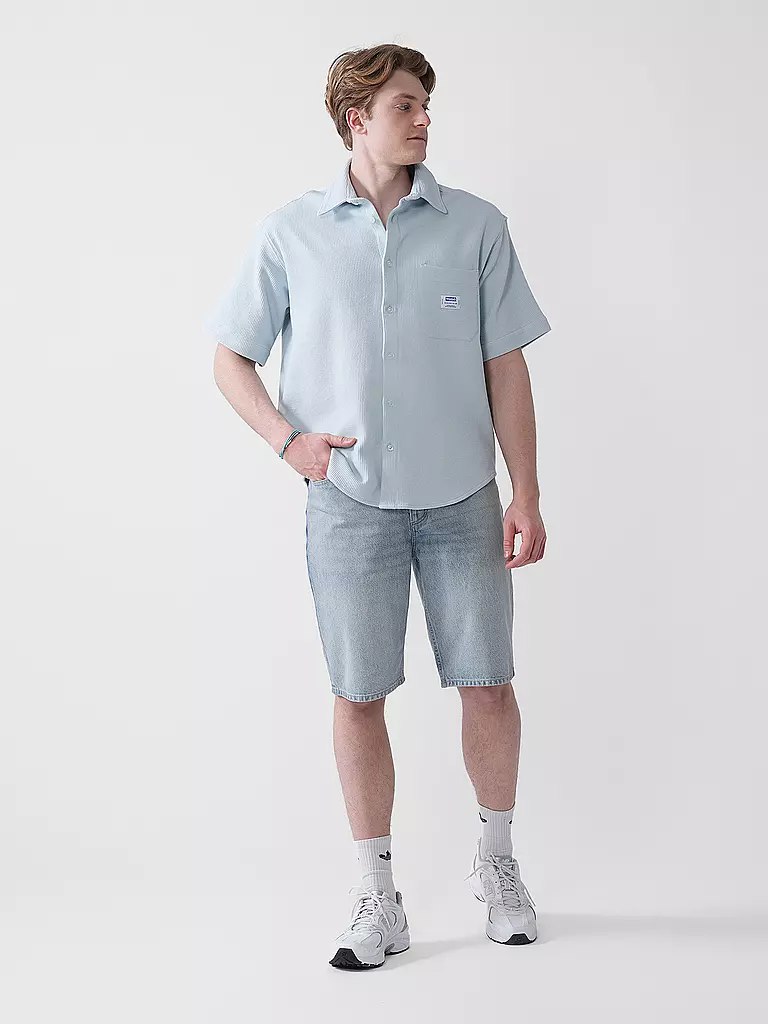 HUGO | Hemd Relaxed Fit EBRONN | Blu chiaro