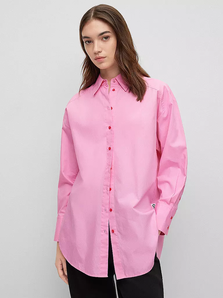 HUGO | Hemdbluse ENNIA | Fucsia