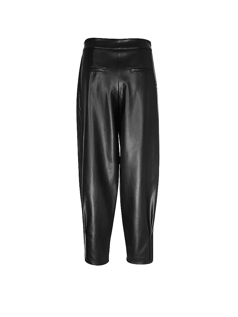 HUGO | Hose in Lederoptik HESIZILA | Nero