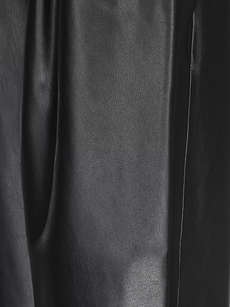 HUGO | Hose in Lederoptik HESIZILA | Nero