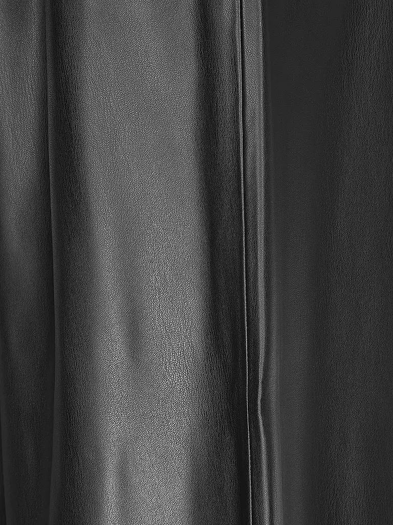 HUGO | Hose Wide Fit in Lederoptik HAWINE | Nero