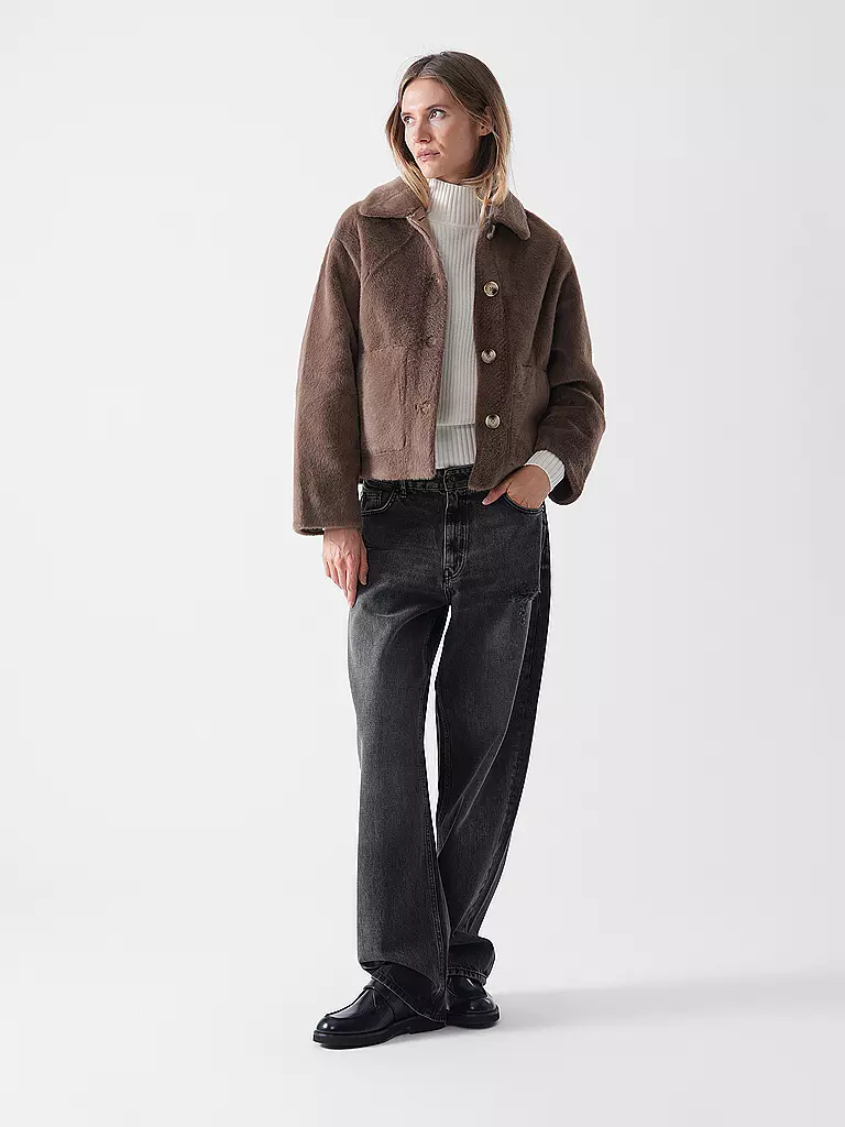 HUGO | Jeans a gamba larga LENI_B | Grigio