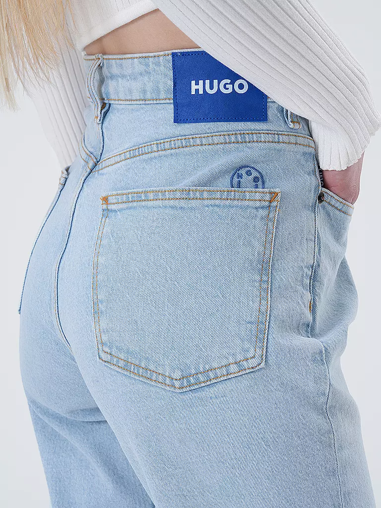 HUGO | Jeans Mom NOE | Blu chiaro