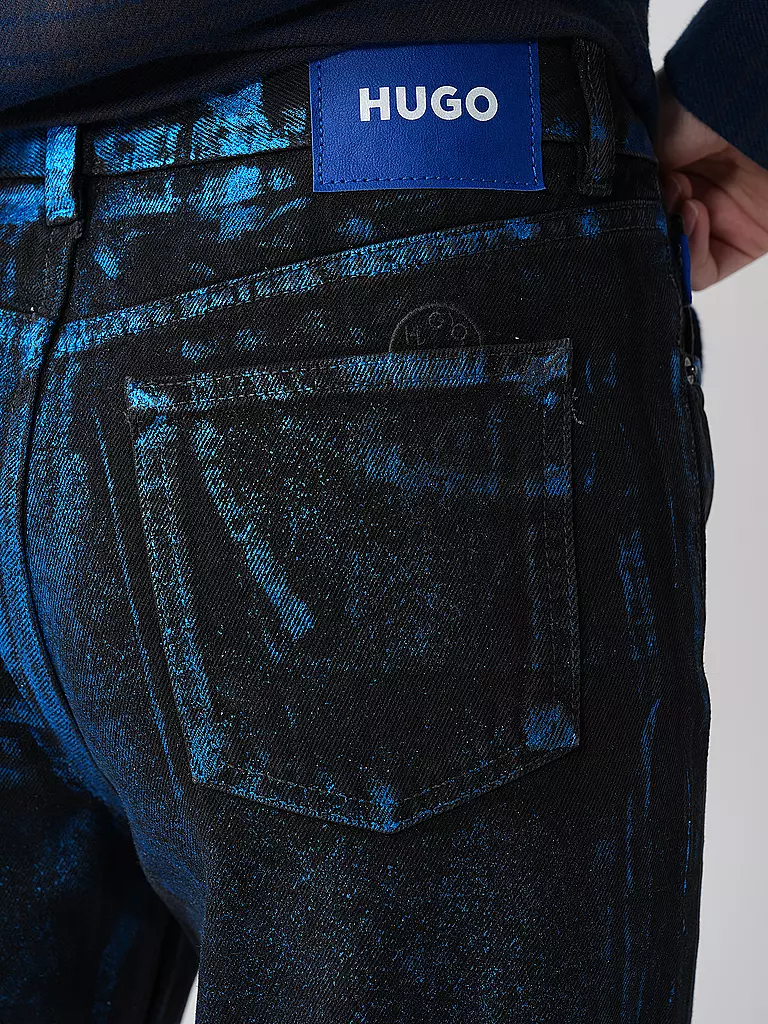 HUGO | Jeans Straight Fit ELYAH_B  | Nero