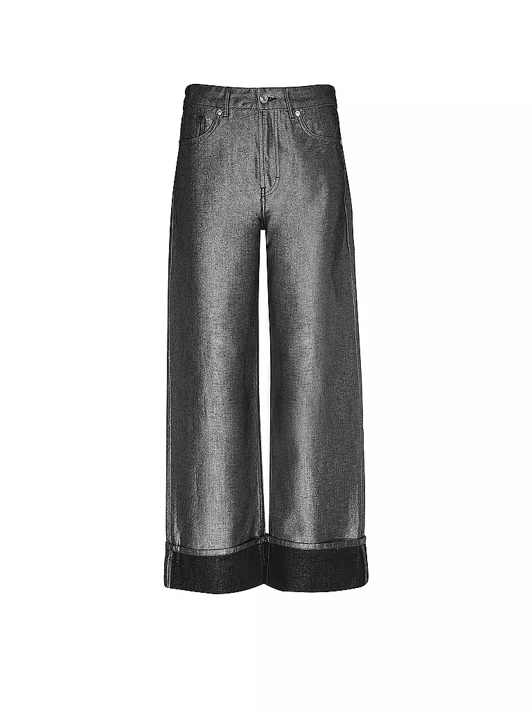 HUGO | Jeans Wide Fit GEALENA | Argento