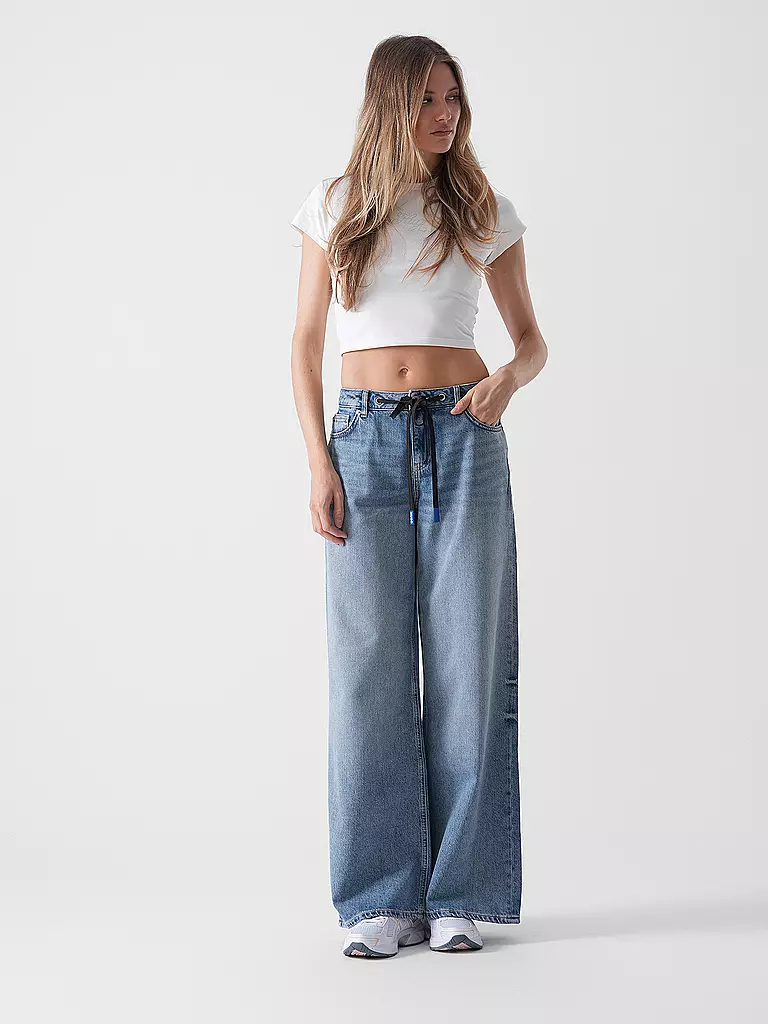 HUGO | Jeans Wide Leg GOBANA_B | Blu