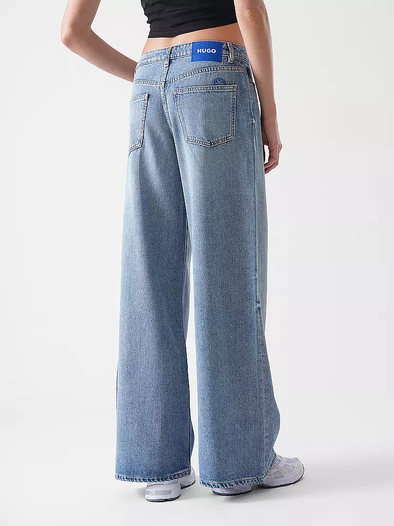 HUGO | Jeans Wide Leg GOBANA_B | Blu