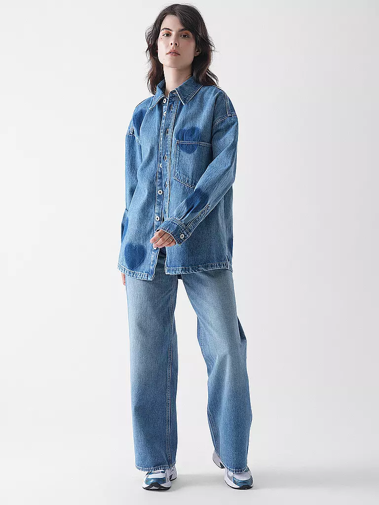 HUGO | Jeansbluse GARESA | Blu