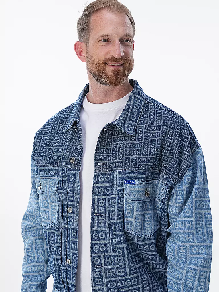 HUGO | Jeansjacke CORSO | Blu