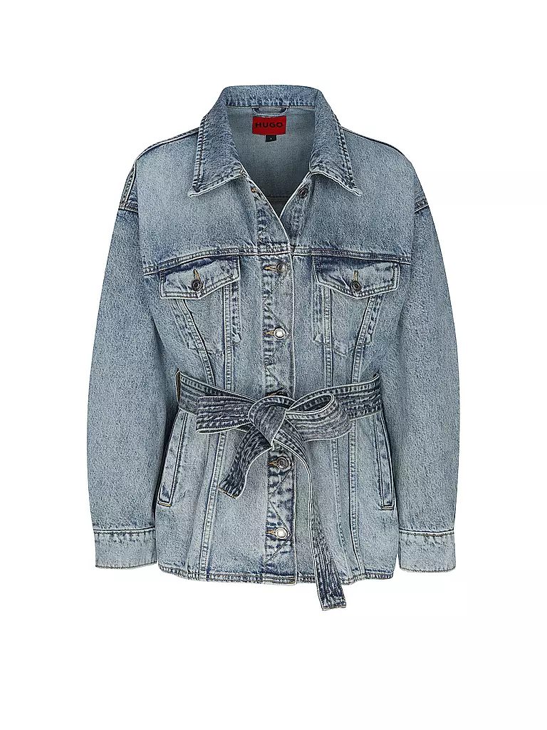 HUGO | Jeansjacke | Blu chiaro