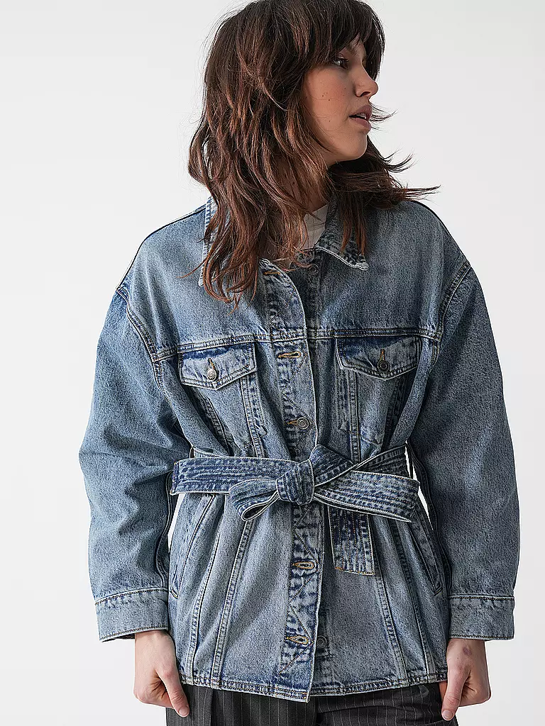 HUGO | Jeansjacke | Blu chiaro