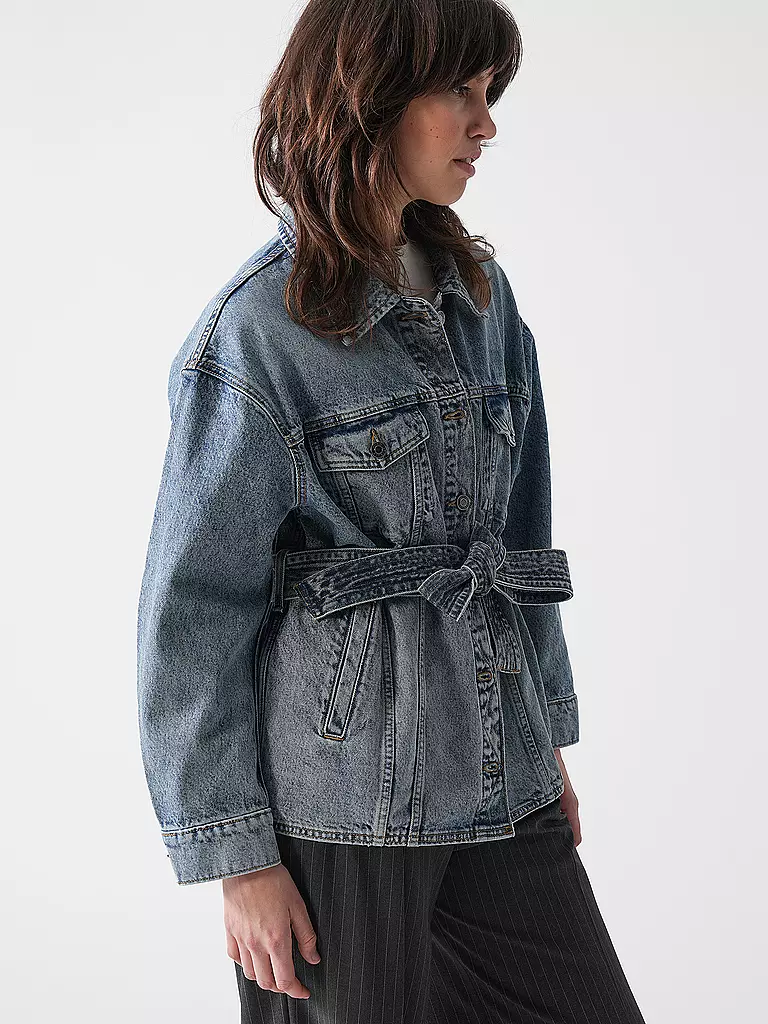 HUGO | Jeansjacke | Blu chiaro